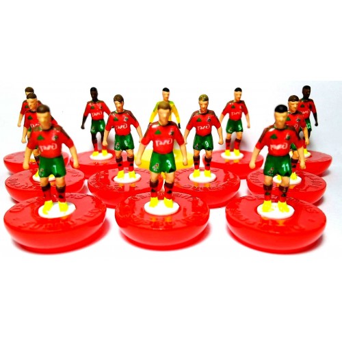 Subbuteo Andrew Table Soccer Locomotiv Moscow 2017-18 on Classic Hasbro Bases